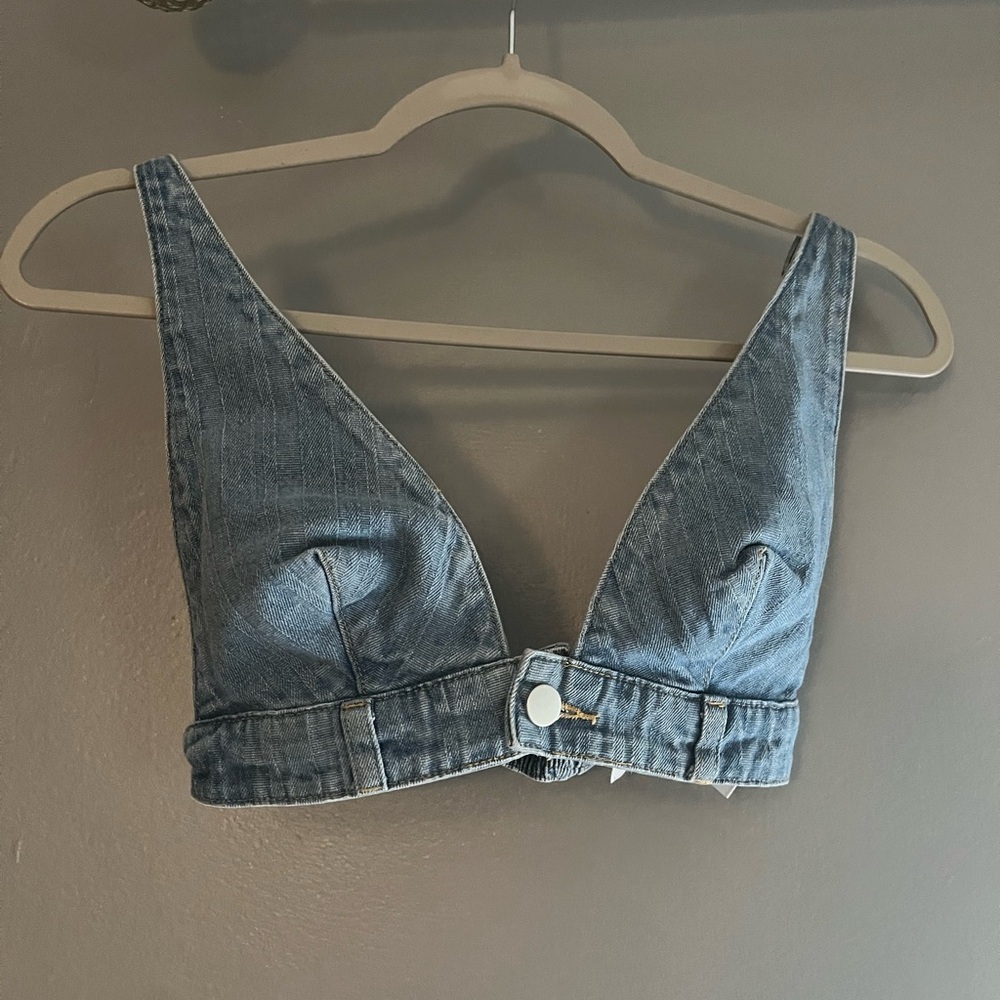Denim top